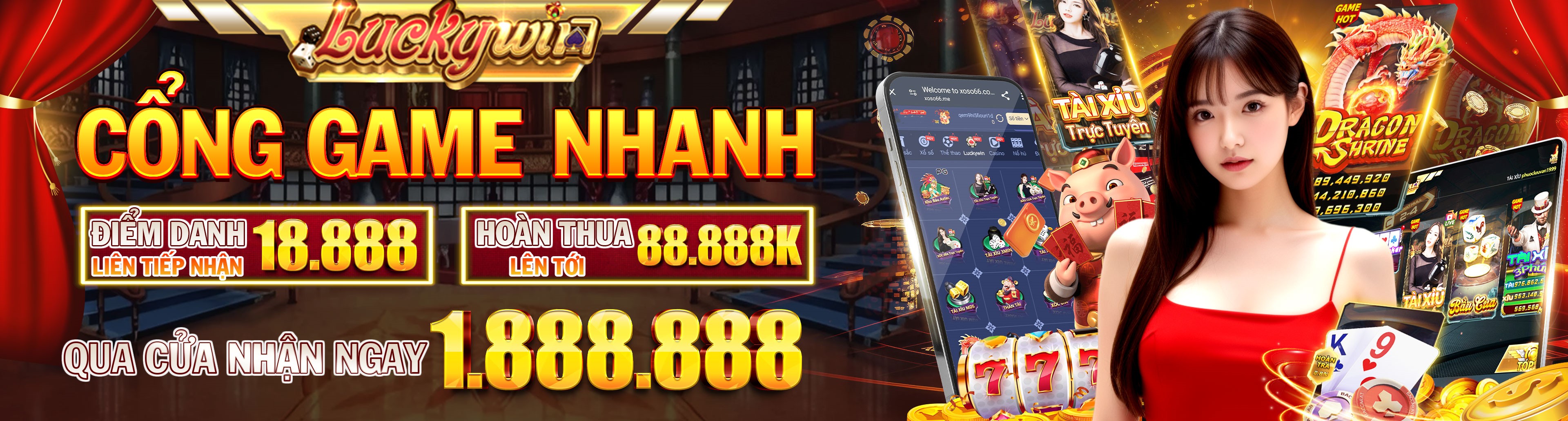 Hình ảnh quảng cáo của mcw777 hiển thị nền tảng và các lợi ích