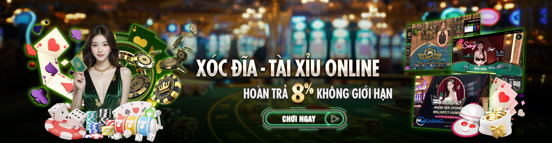 Hình ảnh quảng cáo của mcw777 hiển thị nền tảng và các lợi ích